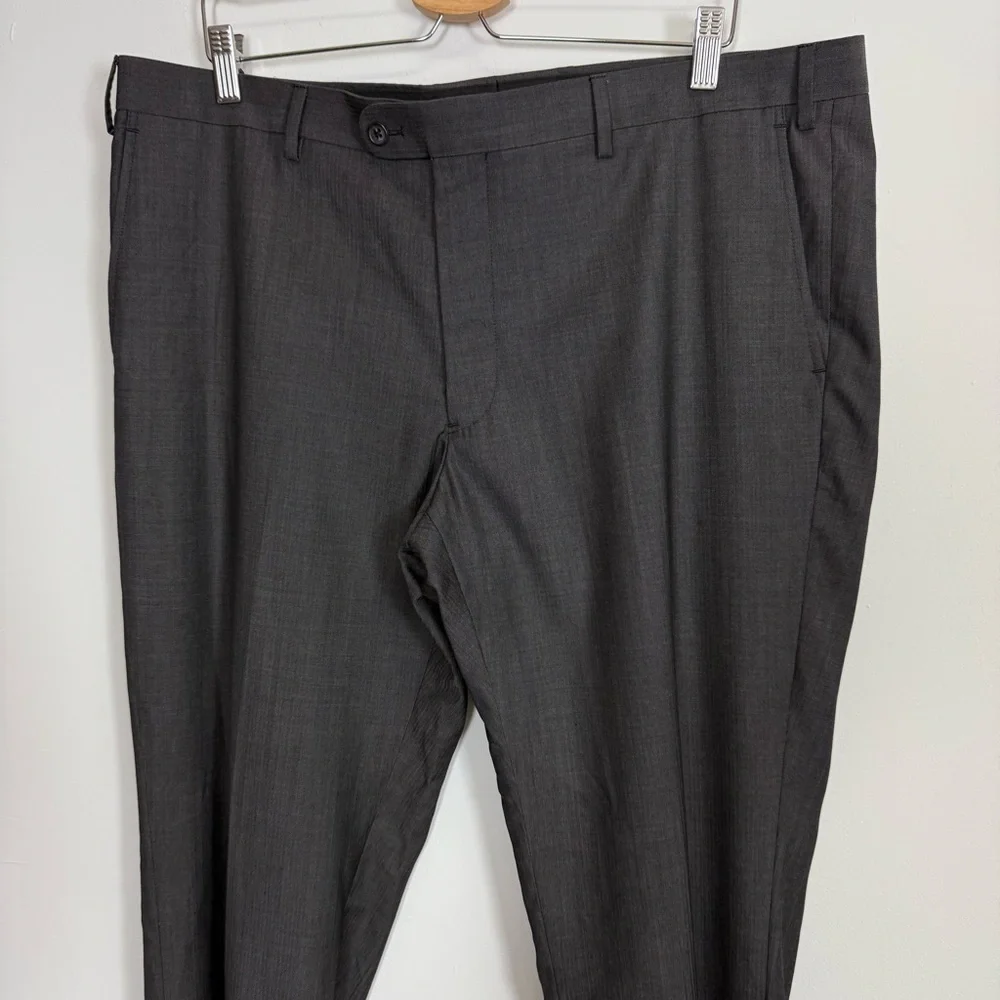 John Varvatos Bedford Dress Pants Mens 39R Gray Wool NWOT NEW